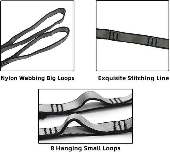 Corde suspendue de Yoga, corde d'escalade, chrysanthème, extensible, sangle d'extension, pour hamac