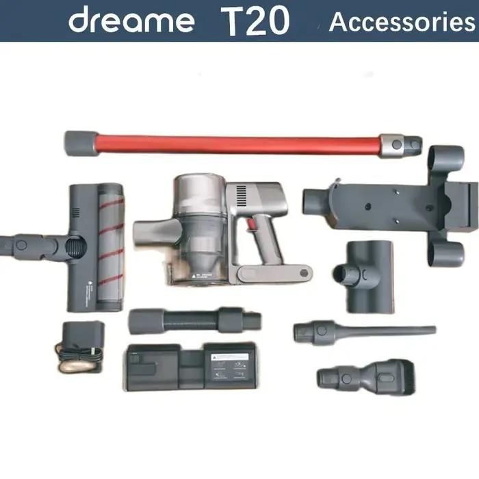Dreame T20 – accessoires d'origine, filtre HEPA, brosse à rouleau, moteur, tasse à poussière, Tube h