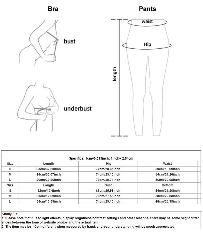 Ensemble de yoga deux pièces pour femme, tenue trempée de sport, leggings de gymnastique avec soutie