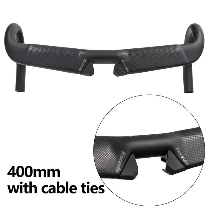 Guidon de vélo de route entièrement en Fiber de carbone T1000, guidon de vélo de sport, barre de chu