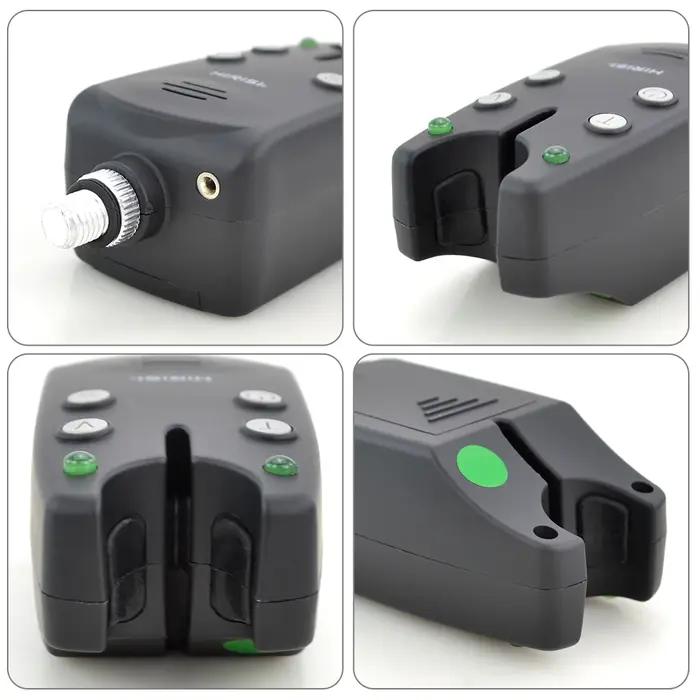 Kit d'Alarmes de touches 1+2 et 1+3 Sans fil Détecteurs Récepteur pour pêche carpe
