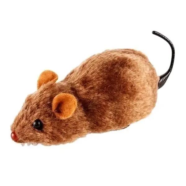1 pièces drôle réaliste en peluche souris course Rat jouet pour chats chiens animaux enfants couleur