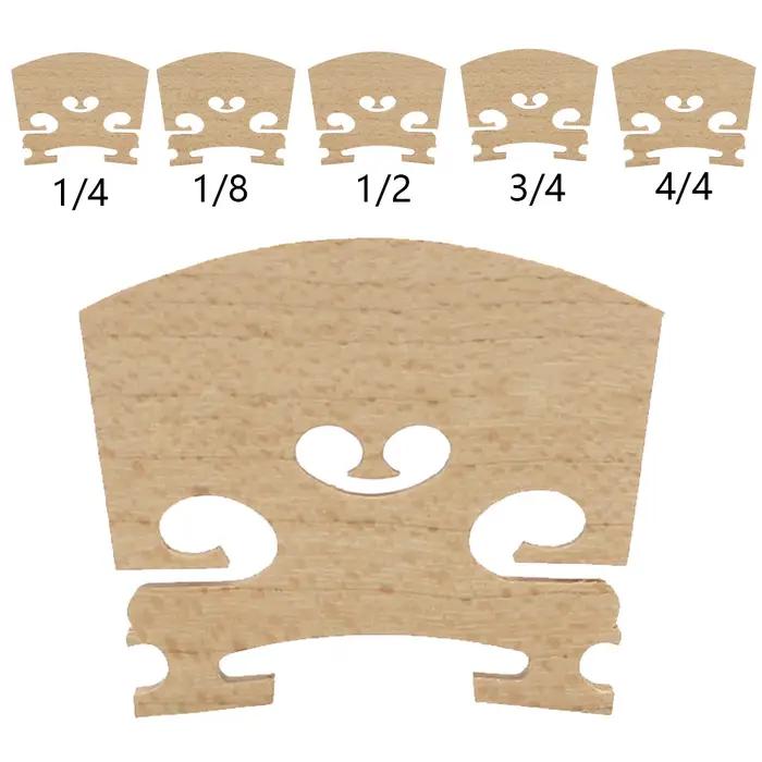 Pont de violon en bois d'érable, pour 4/4 – 3/4-1/2-1/4-1/8, accessoires d'instruments musicaux, cor