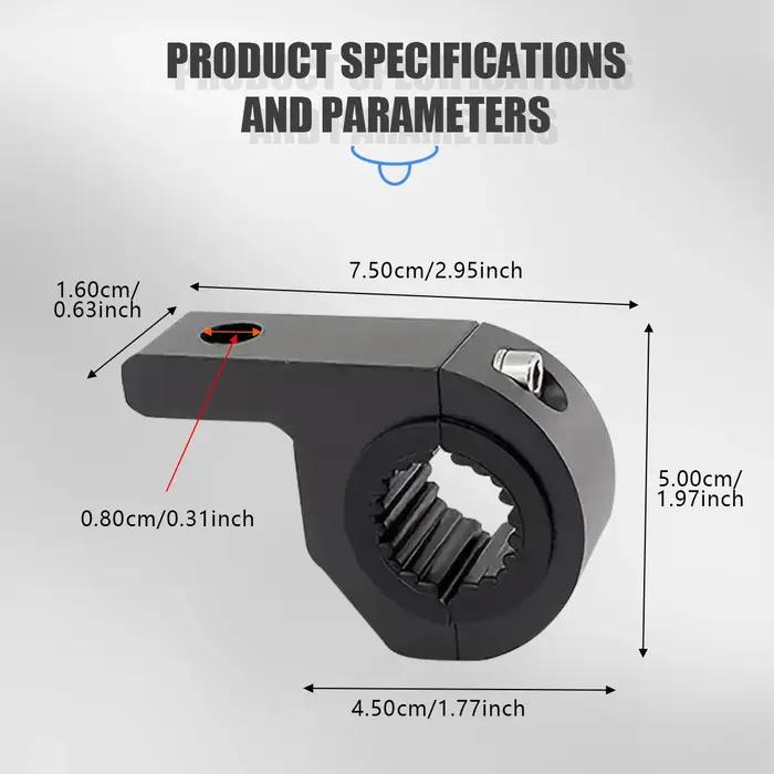 1/2/4pc universel voiture moto phares pinces supports Tube pince Kit pour camion Auto ATV moto Led b