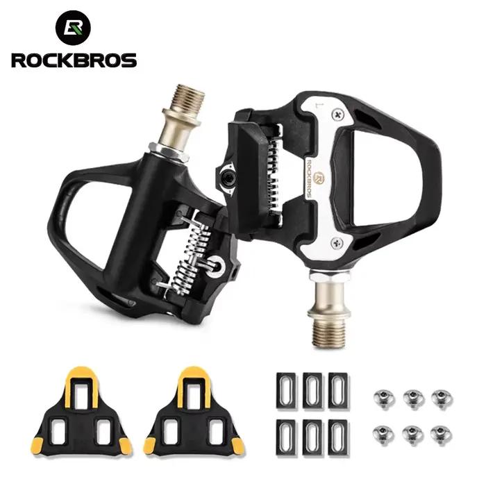 ROCKBROS pédale de vélo SPD-SL vélo de route vélo pédales autobloquantes ultralégères en alliage d'a
