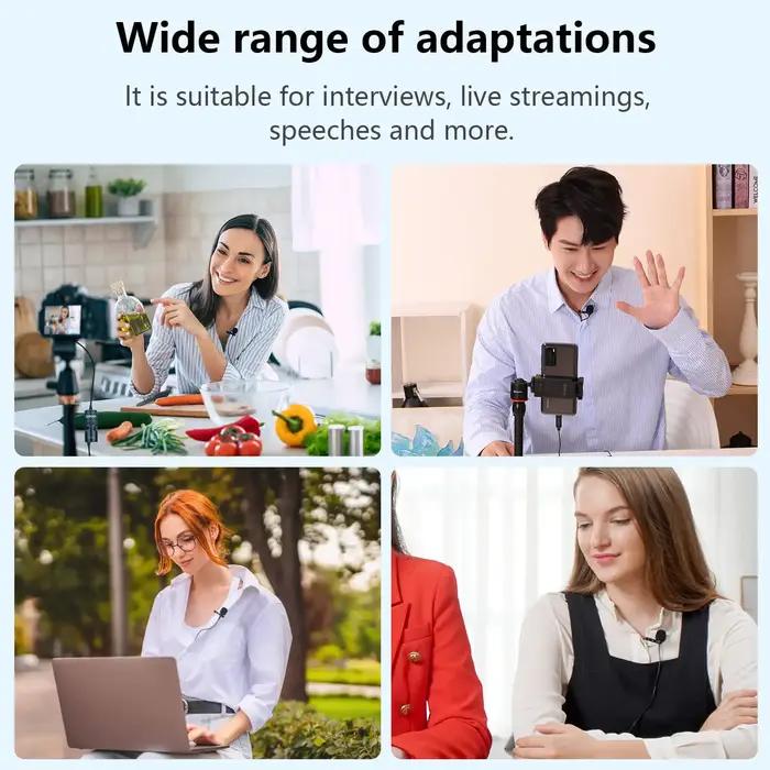 BOYA BY-M1 PRO II 3.5mm Lavalier Revers Microphone pour Téléphone Portable PC Ordinateur Portable Ca