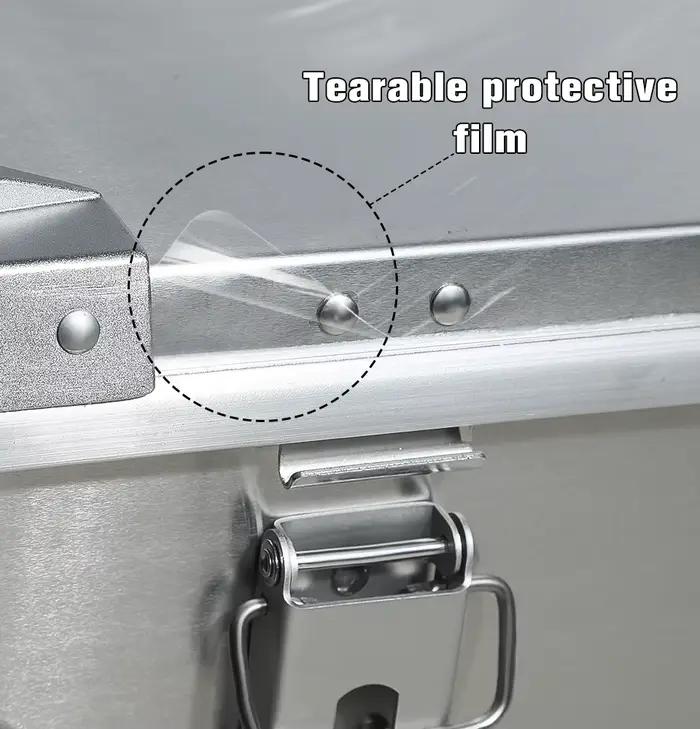 Boîte de rangement extérieure 60-80L en alliage d'aluminium robuste étanche pour camping voyage et activités outdoor