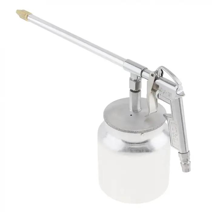 Pistolet de nettoyage en profondeur, pulvérisation pneumatique de Type Pot argenté avec buse de 6mm