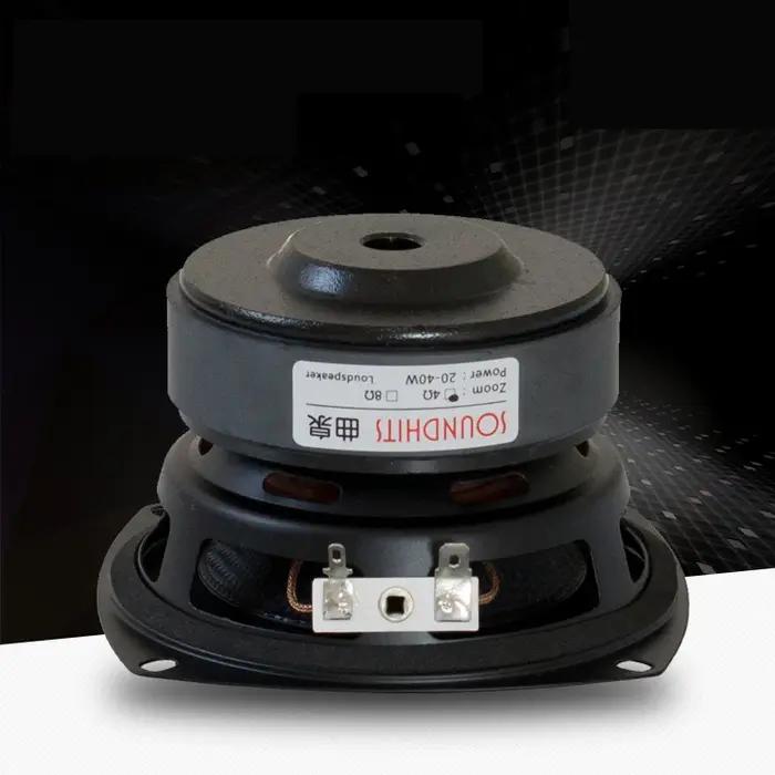 Caisson de basses de 4 pouces, unité de haut-parleur HIFI, bassin tissé en fibre de verre, basse pro