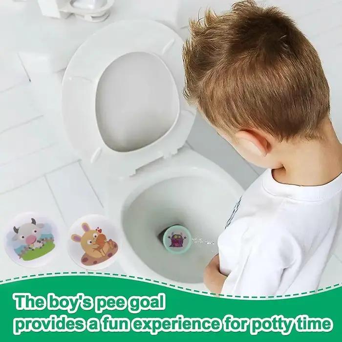 Autocollant de toilette thermochromique étanche pour urinoir, autocollant de formation, document pro