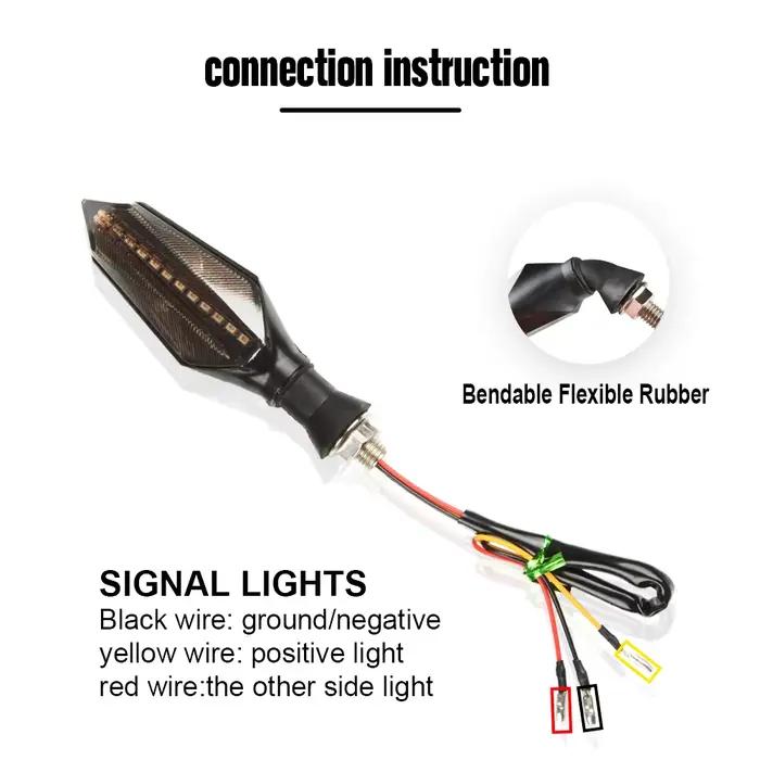 Pour Honda XLV 600 650 700 TRANSALP 1800 12V LED moto clignotants lumière ambre clignotant arrêt feu
