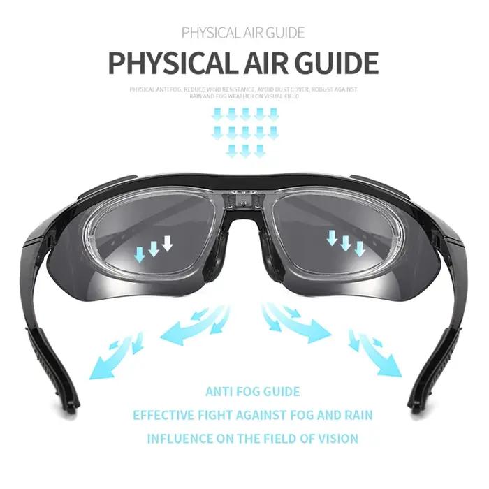 Lunettes de Soleil Polarisées, Accessoires pour Cyclisme sur Route, Solaires pour VTT, Monture Tenda