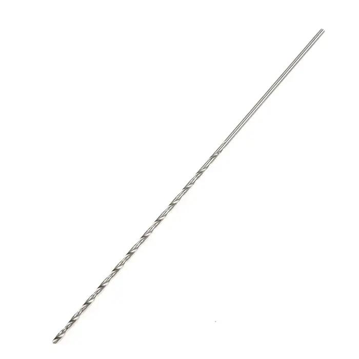 Jeu de forets hélicoïdaux HSS à queue droite extra longs de 2mm/3mm/4mm/5mm/6mm de diamètre, outil é