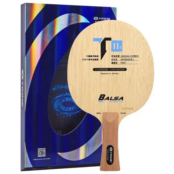 YINHE T11 T-11 + T11 + boucle de rupture rapide carbone Limba Balsa OFF lame de Tennis de Table raqu