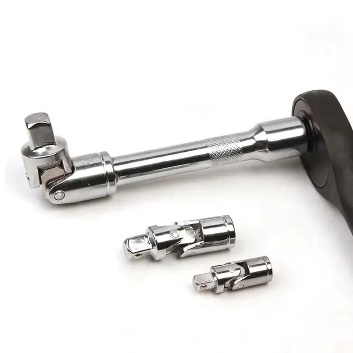 Clé à douille dynamométrique à joint universel en acier au chrome vanadium, outil de réparation auto