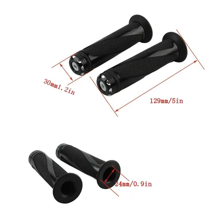 Poignée de moto 7/8 "22mm poignée universelle guidon CNC pour Kawasaki Honda Yamaha Suzuki Benelli D