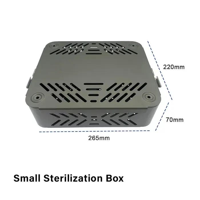 Boîte de stérilisation utilisée pour une petite perceuse électrique, scie, Instruments chirurgicaux
