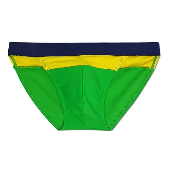 Slip Sexy maillot de bain Bikini serré extensible maillot de bain hommes marque Surf été plage panta
