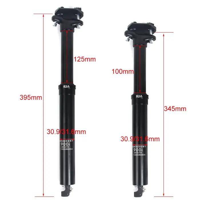 Tige selle Kindshock KS EXA 900i hydraulique VTT - contrôle fil ascenseur routage interne suspension