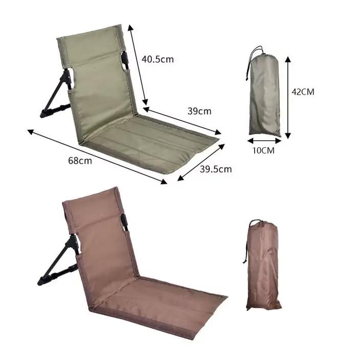 Chaise de Camping pliable, jardin extérieur, parc, chaise paresseuse simple, coussin de dossier, piq