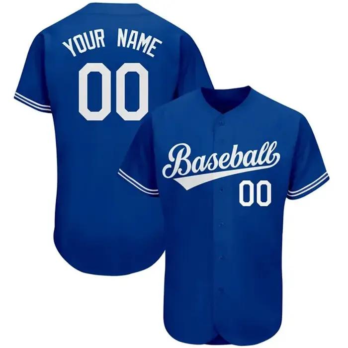 Maillot de baseball personnalisé pour hommes avec sublimation nom et numéro unique pour sportifs et amateurs occasions spéciales