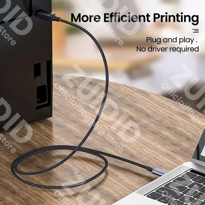 Câble USB type-c vers USB Type B 2.0 pour nouveau MacBook Pro HP Canon Brother Epson Dell Samsung im