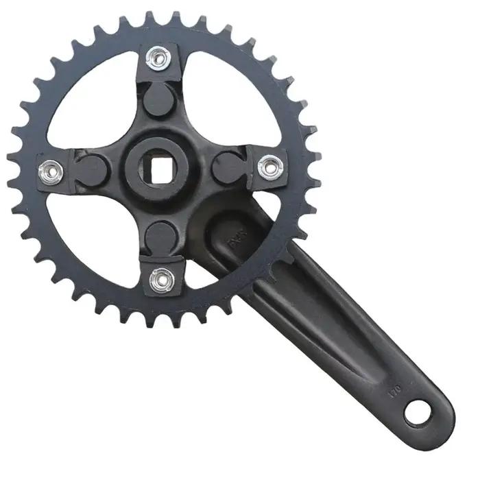 104BCD – pignon de manivelle de vélo, 152/165/170mm, pour vtt, trou carré, 30T 32T 34T 36T 38T, plat