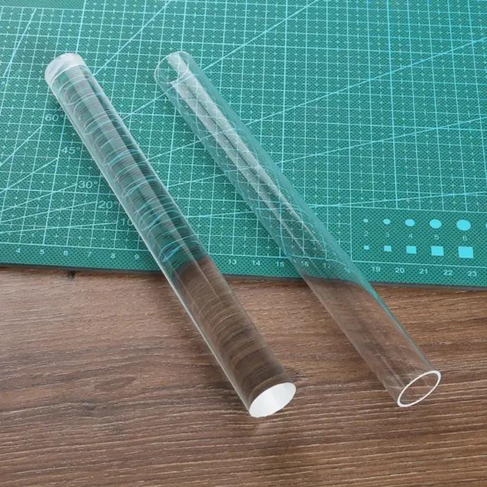 Rouleau à Pâtisserie en Acrylique, Bâton de Barre, Brayer, Argile Polymère, Sculpture, Outils de Pot
