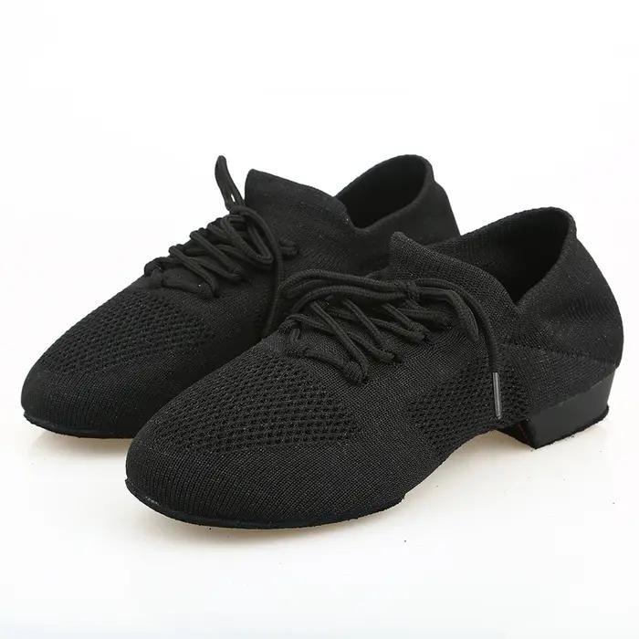 Chaussures danse femme Jazz Salsa - Baskets maille décontractée plat - Pointures 34 à 42 moderne