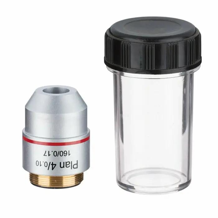 Objectif de Microscope PLAN DIN 4X 10X 20X 40X 60X 100X, filetage RMS