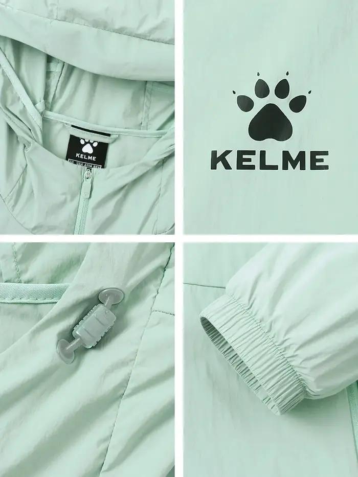 Veste de course homme Kelme imperméable capuche - Coupe-vent mince fitness alpinisme plein air
