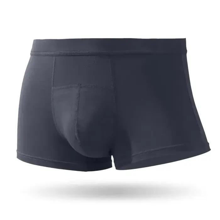 Slips en soie et modal avant plat quatre pièces sous-vêtements légers et respirants pour homme activités sportives et occasions estivales