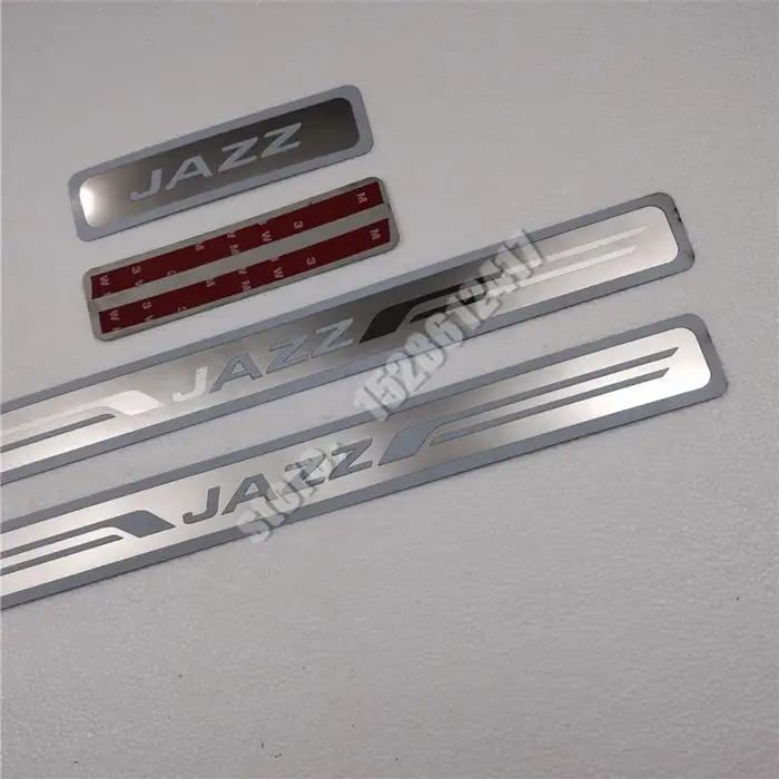 Plaque de seuil/seuil de porte en acier inoxydable, pédale de bienvenue, accessoires de style automa
