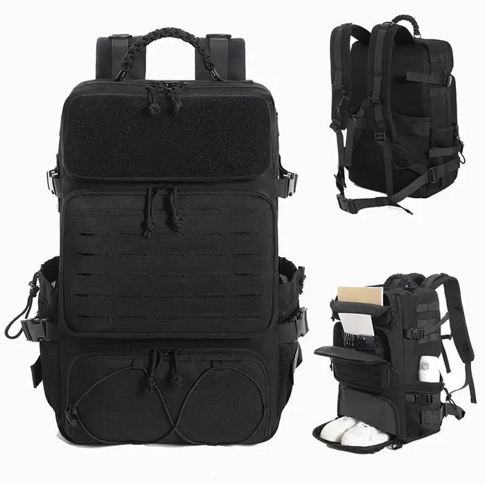 Sac polochon pour homme avec système modulaire de grande capacité, design multi-compartiments avec e