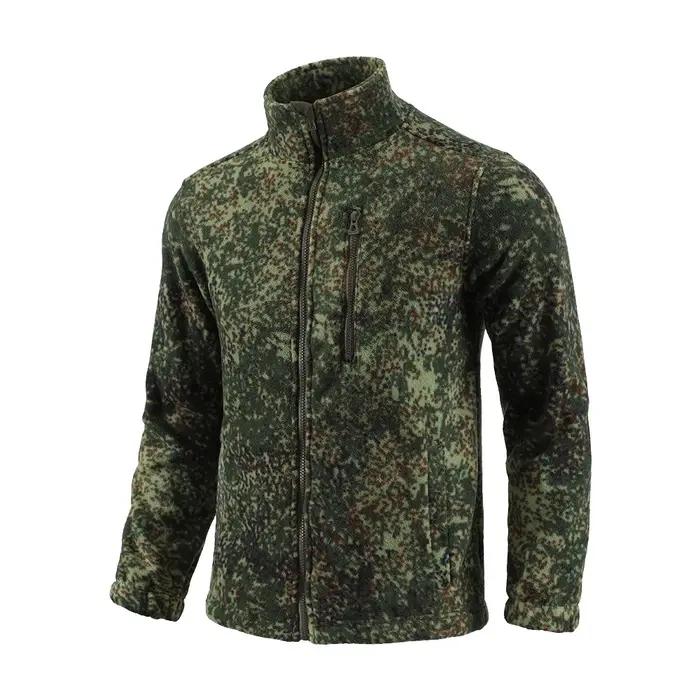 Veste polaire de Camouflage d'extérieur, Cardigan polaire Double face, veste tactique, combinaison d