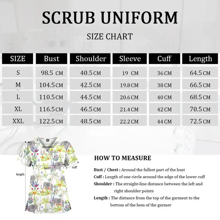 Uniformes en polyester et spandex pour femmes