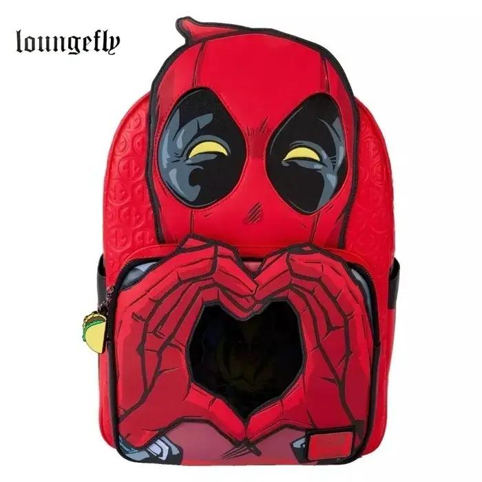 Sac à dos scolaire élégant Loungefly Deadpool 3, mini sac à dos pour sorties, cadeau