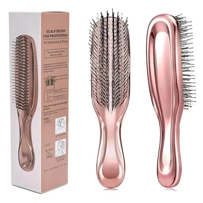 Masseur de tête japonais Premium, brosse pour cuir chevelu, masseur de cheveux, shampoing, brosse dé