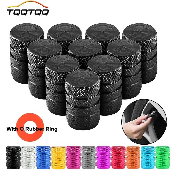 Bouchons de Valve de pneu en aluminium, anti-poussière, couvercles de tige universels pour voitures,