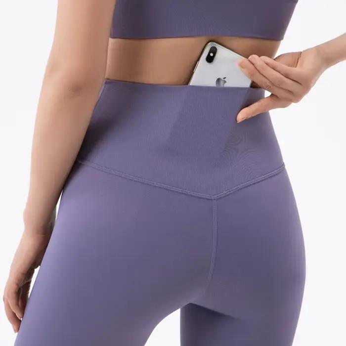 Leggings de yoga pour femmes avec poches - Taille haute grande
