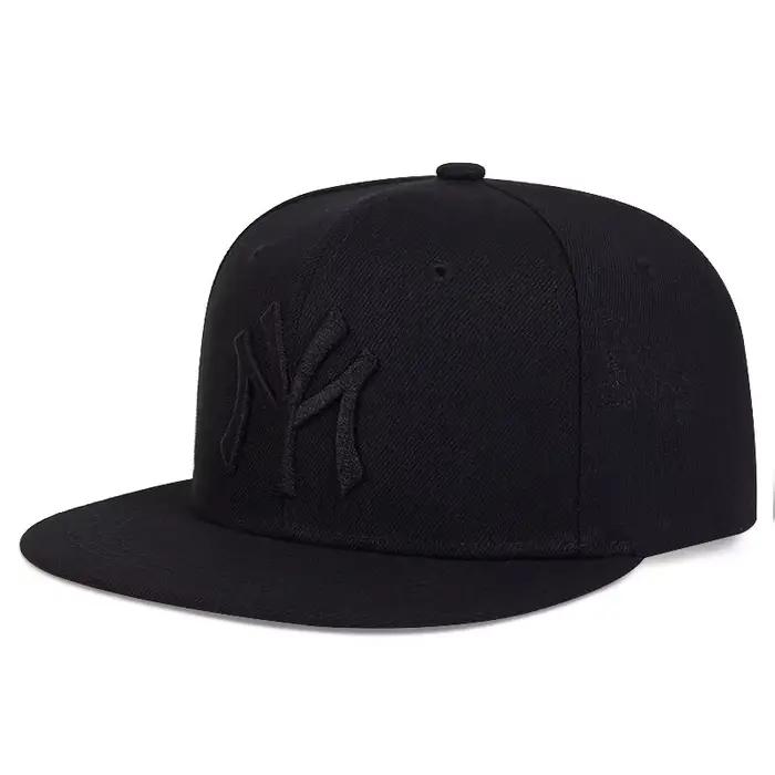 Chapeaux hip-hop brodés de lettres unisexes, casquettes de baseball décontractées réglables, chapeau
