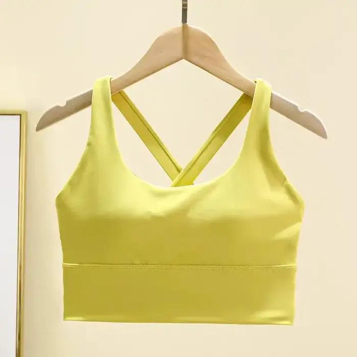 Soutien-gorge sport haute intensité à coussin fixe - Course, Yoga, Fitness - Soutien optimal femme