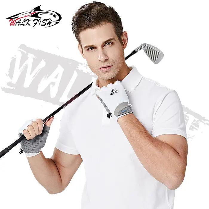 Gants sans doigts pour hommes et femmes, Protection solaire UV, demi-doigt pour la pêche, la pagaie,