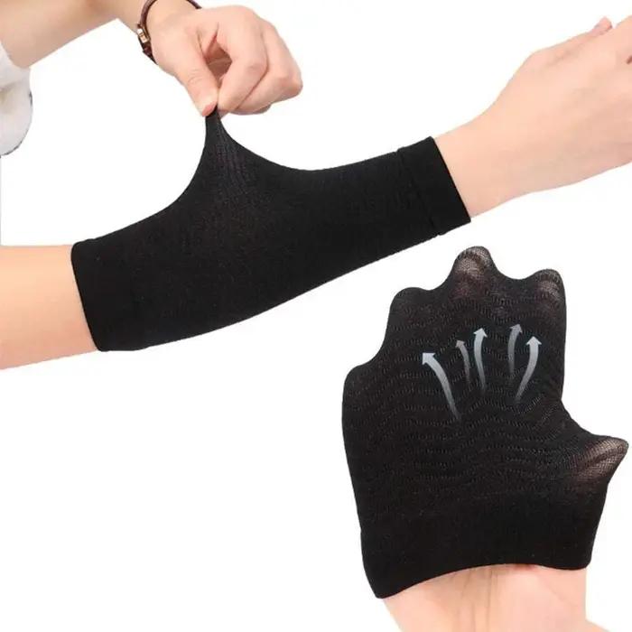 Manchons de bras de Compression élastiques, couvrant les cicatrices amincissantes, améliore la prote
