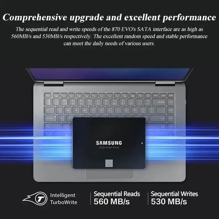 SAMSUNG-Disque SSD interne d'origine pour ordinateur portable ou de bureau, SATAIII SSD 2.5 Evo, 870