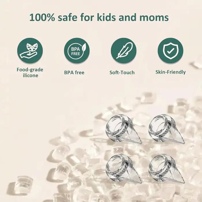 Accessoires de tire-lait, Valve à bec de canard, adapté au tire-lait portable MOMMED S18/S21, paquet