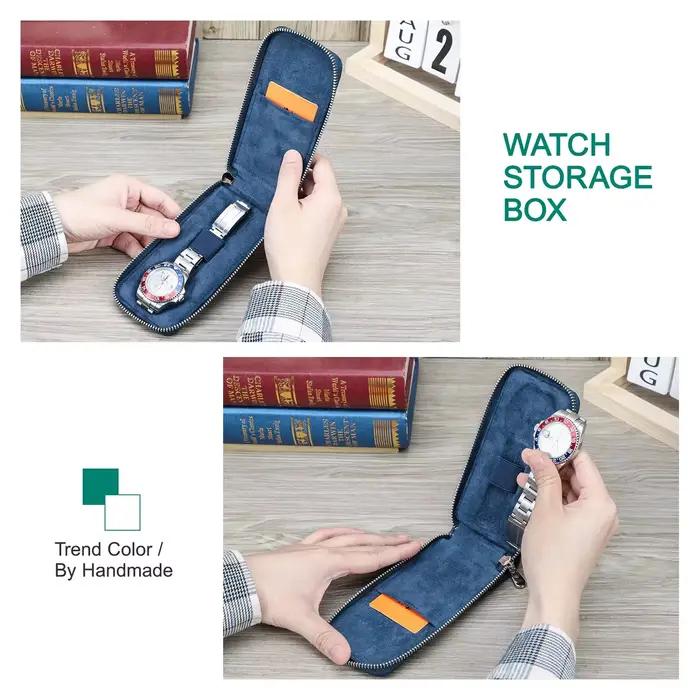 Boîte à montres en cuir pour hommes et femmes boîte de rangement et d'emballage multifonctionnelle boîtes à montres de haute qualité boîte cadeau élégance et protection montres occassions spéciales cadeau surprise