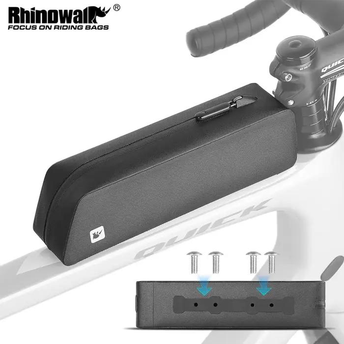 Rhinowalk – sac pour Tube supérieur de vélo, avec boulon monté et sangle, étanche, aérodynamique, fa