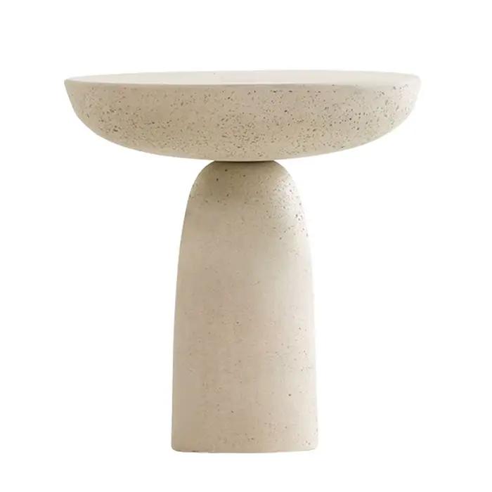 Table d'appoint ronde de style champignon nordique, combinaison de tables basses japonaises Wine-sab