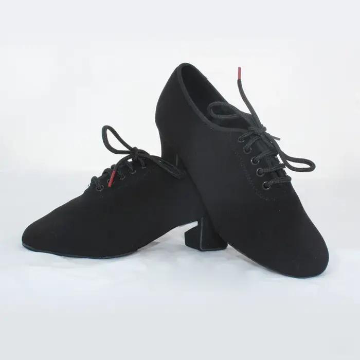 Chaussures de danse latine pour femmes, chaussures d'enseignement pour dames T1b, semelle fendue en